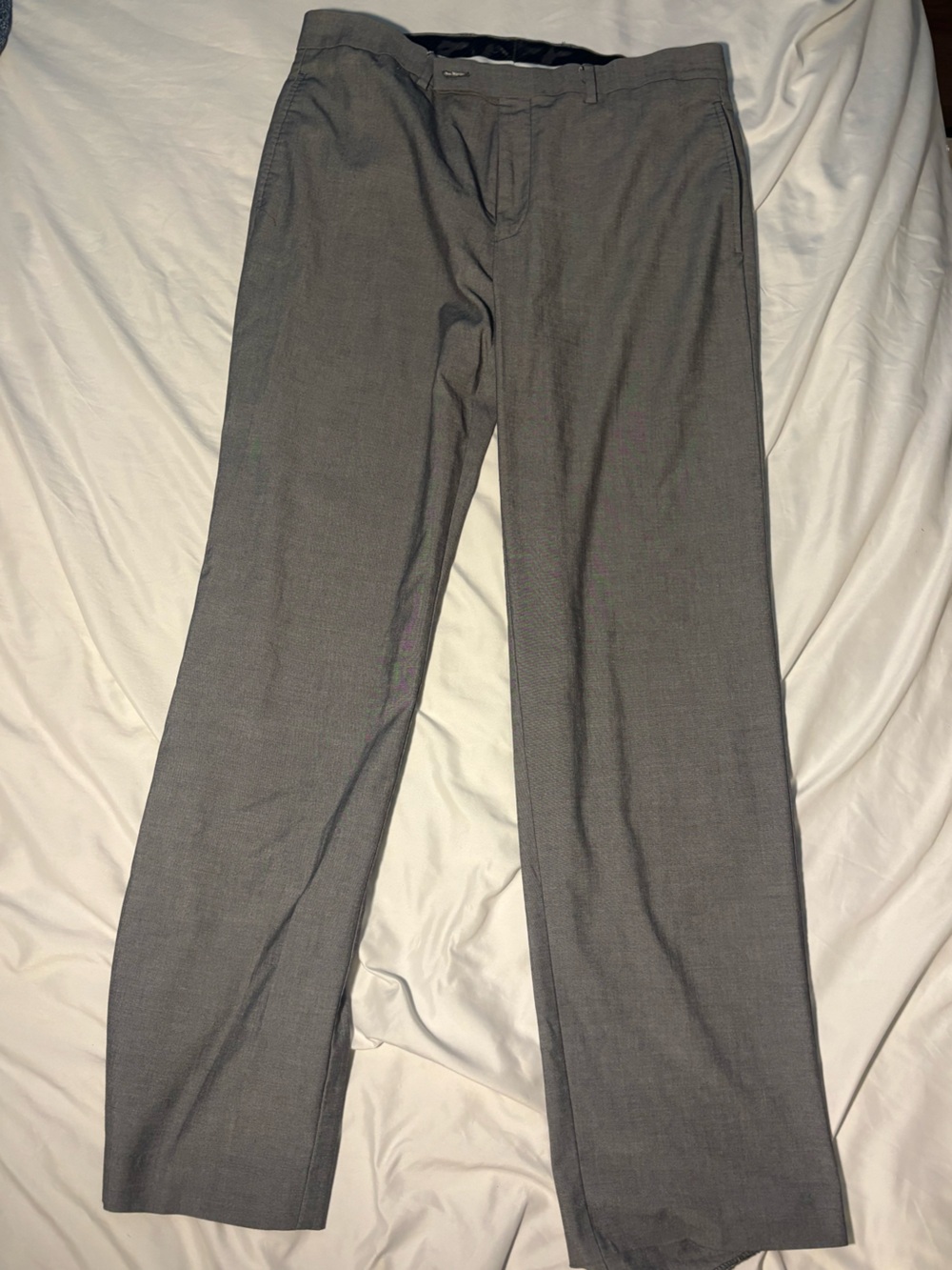 Gray Calvin Klein Dress Pants